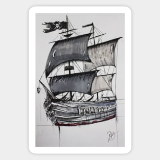 Ghost Ship Sticker